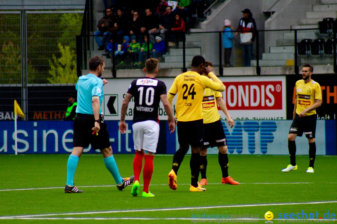 Fussball: FSC Schaffhausen vs. FC Aarau - 4:0, 07.05.2017