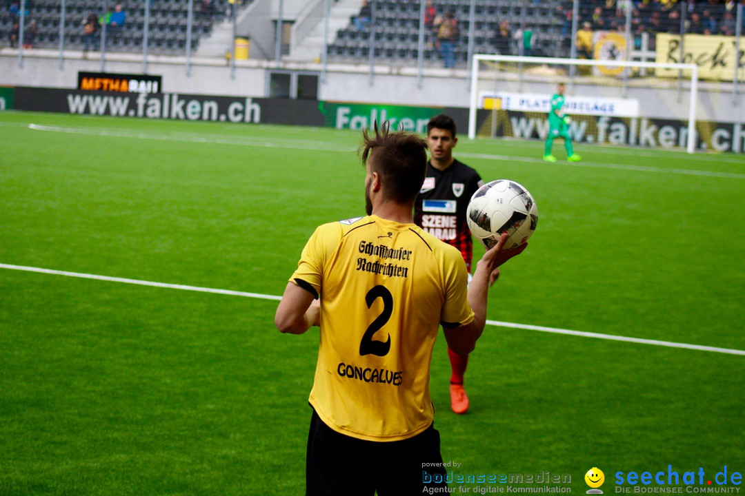 Fussball: FSC Schaffhausen vs. FC Aarau - 4:0, 07.05.2017