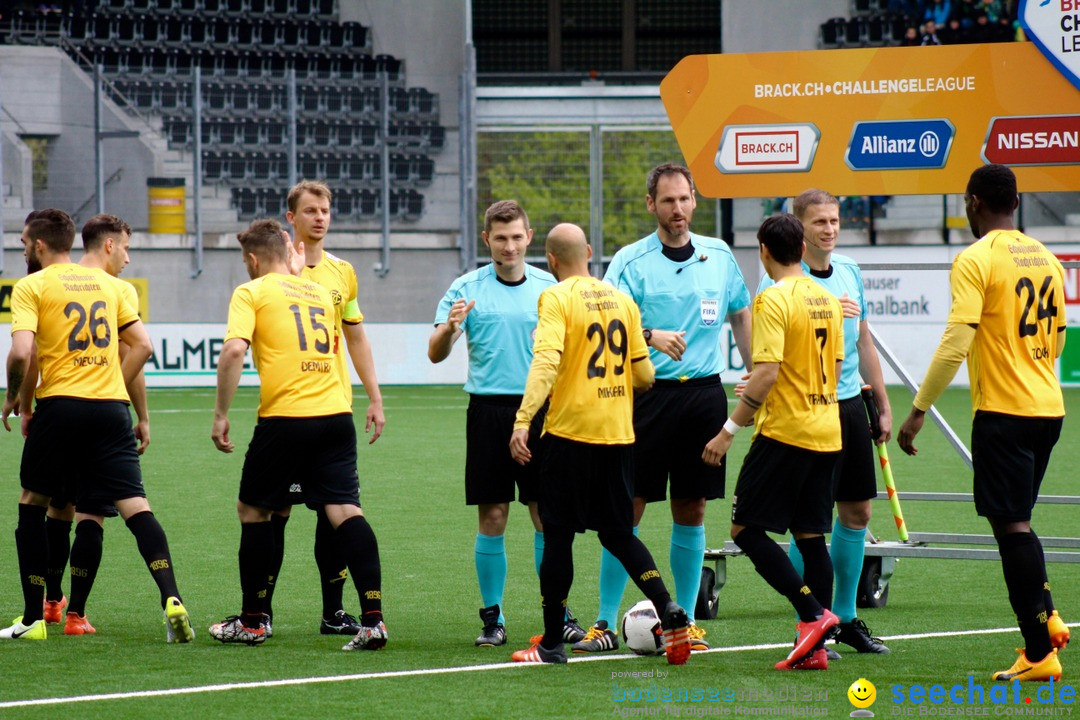 Fussball: FSC Schaffhausen vs. FC Aarau - 4:0, 07.05.2017