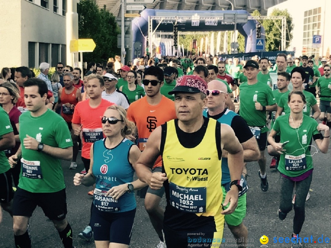 Auffahrtslauf: St. Gallen am Bodensee, 25.05.2017