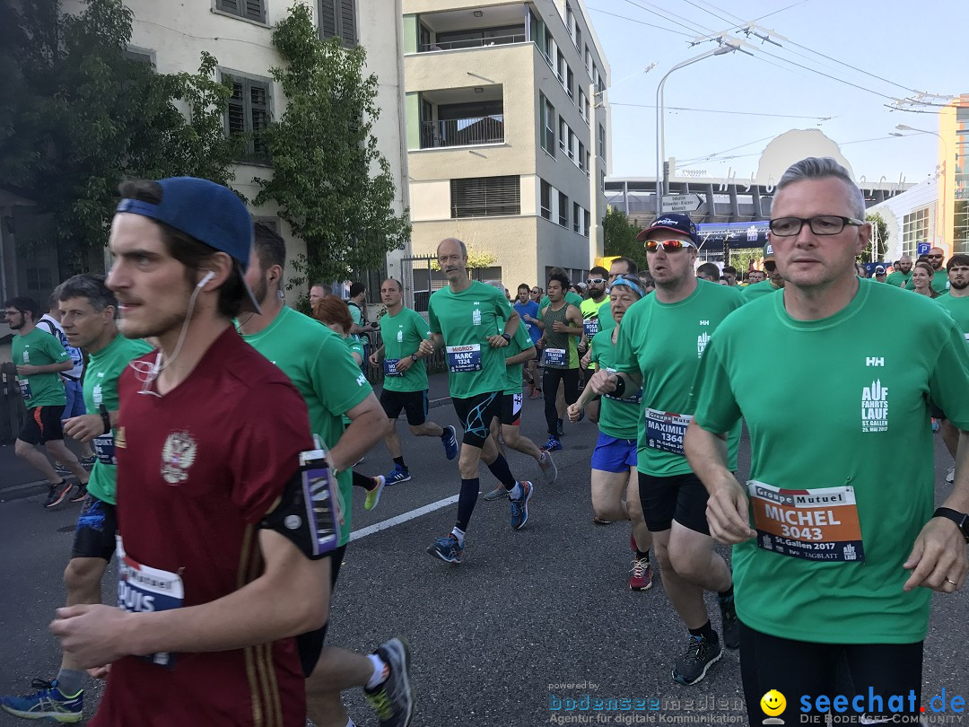 Auffahrtslauf: St. Gallen am Bodensee, 25.05.2017
