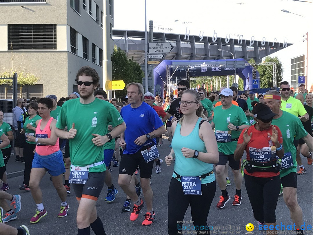 Auffahrtslauf: St. Gallen am Bodensee, 25.05.2017