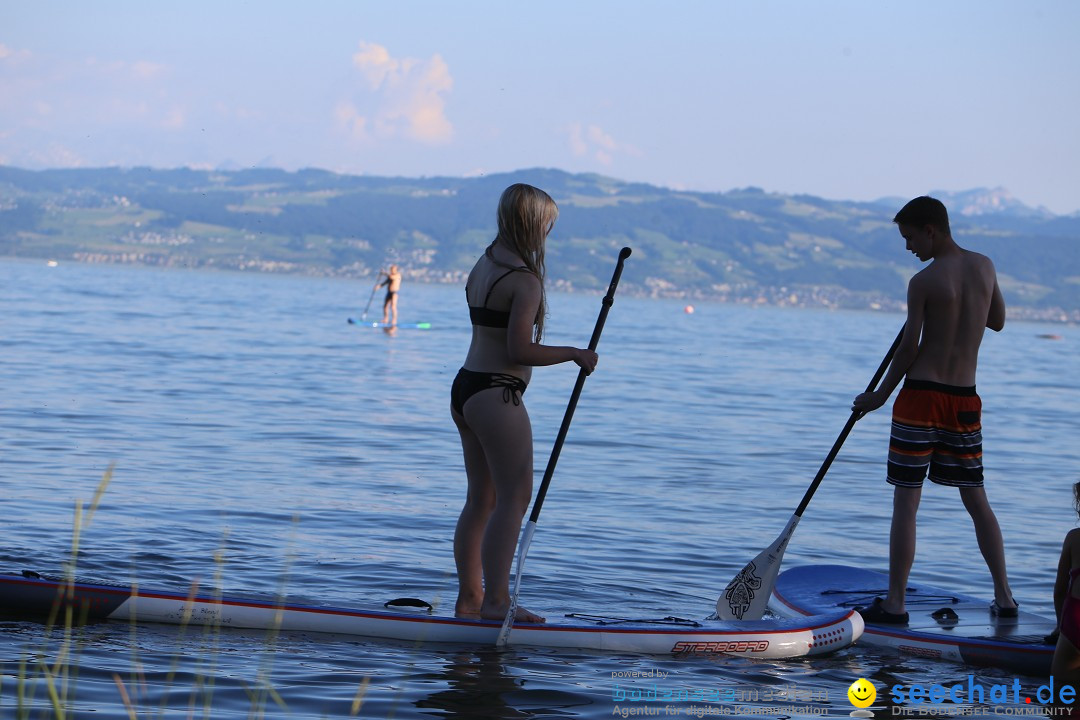 Picknick am Bodensee - Strandbad Friedrichshafen: SUP und Kino, 27.05.2017