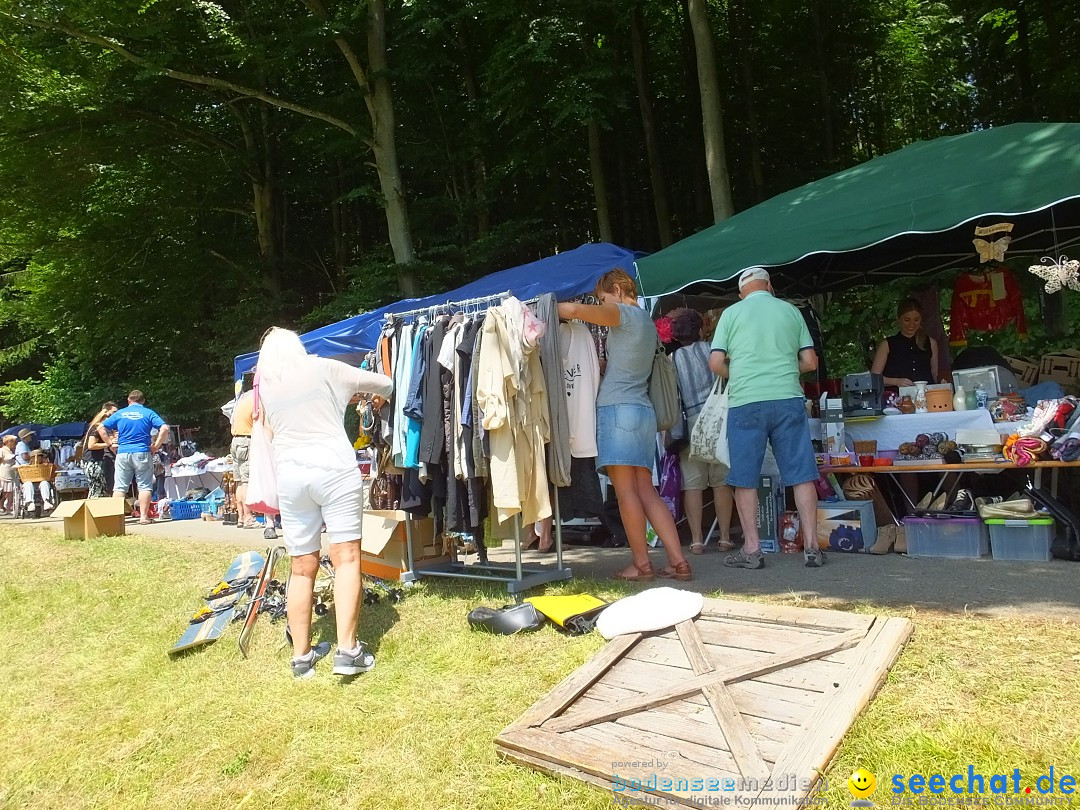 Waldflohmarkt: Mengen-Rosna, 08.07.2017