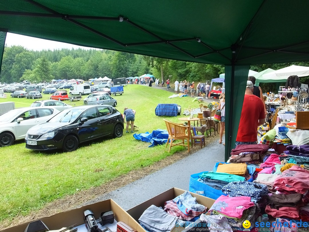 Waldflohmarkt: Mengen-Rosna, 08.07.2017