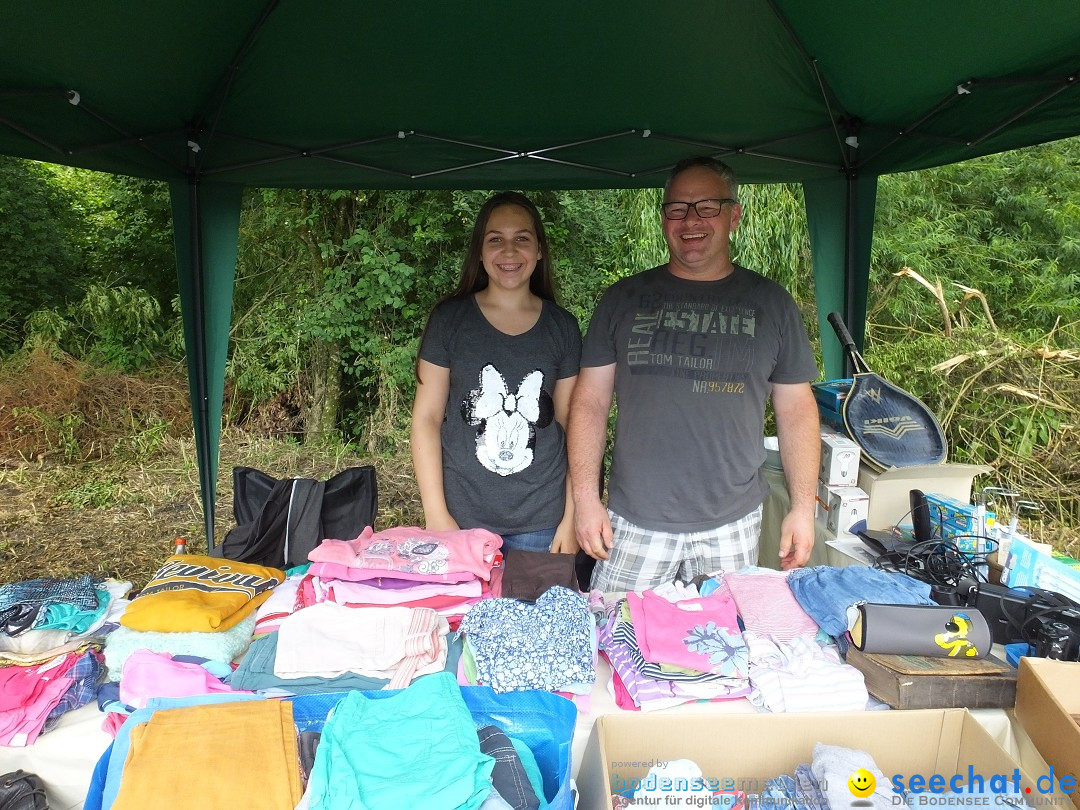 Waldflohmarkt: Mengen-Rosna, 08.07.2017