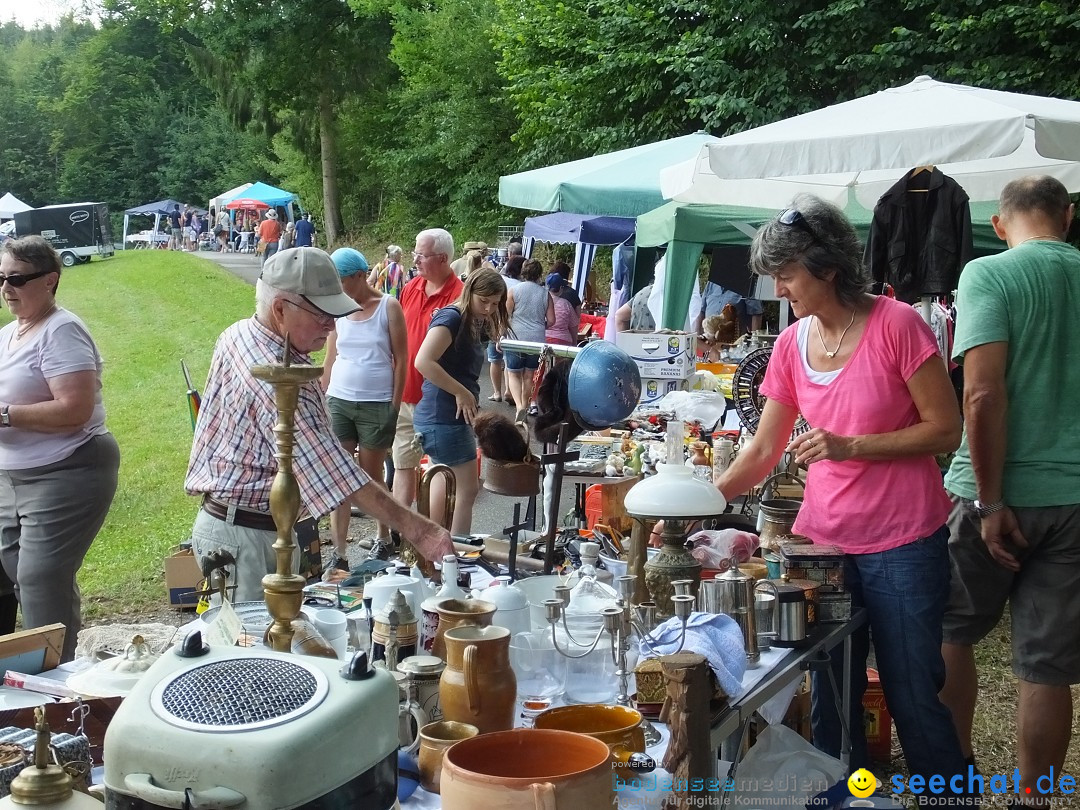 Waldflohmarkt: Mengen-Rosna, 08.07.2017