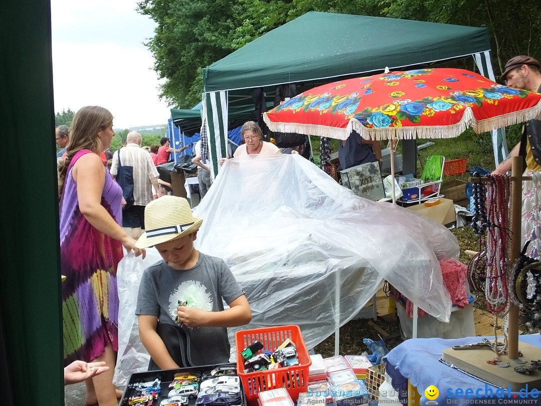 Waldflohmarkt: Mengen-Rosna, 08.07.2017