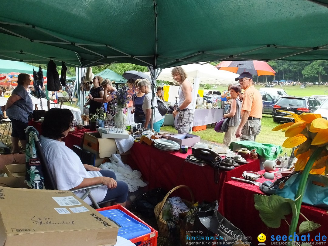 Waldflohmarkt: Mengen-Rosna, 08.07.2017
