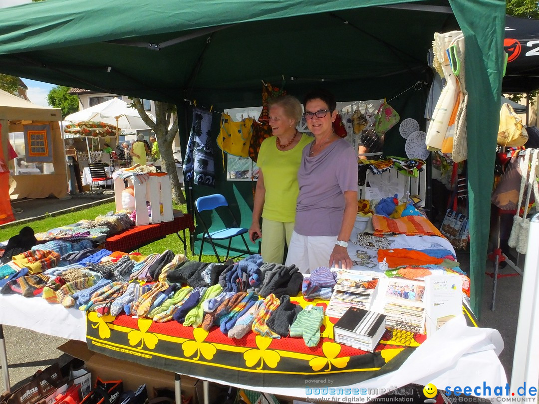 Handwerkermarkt mit Human-Soccer: Oggelshausen, 05.08.2017
