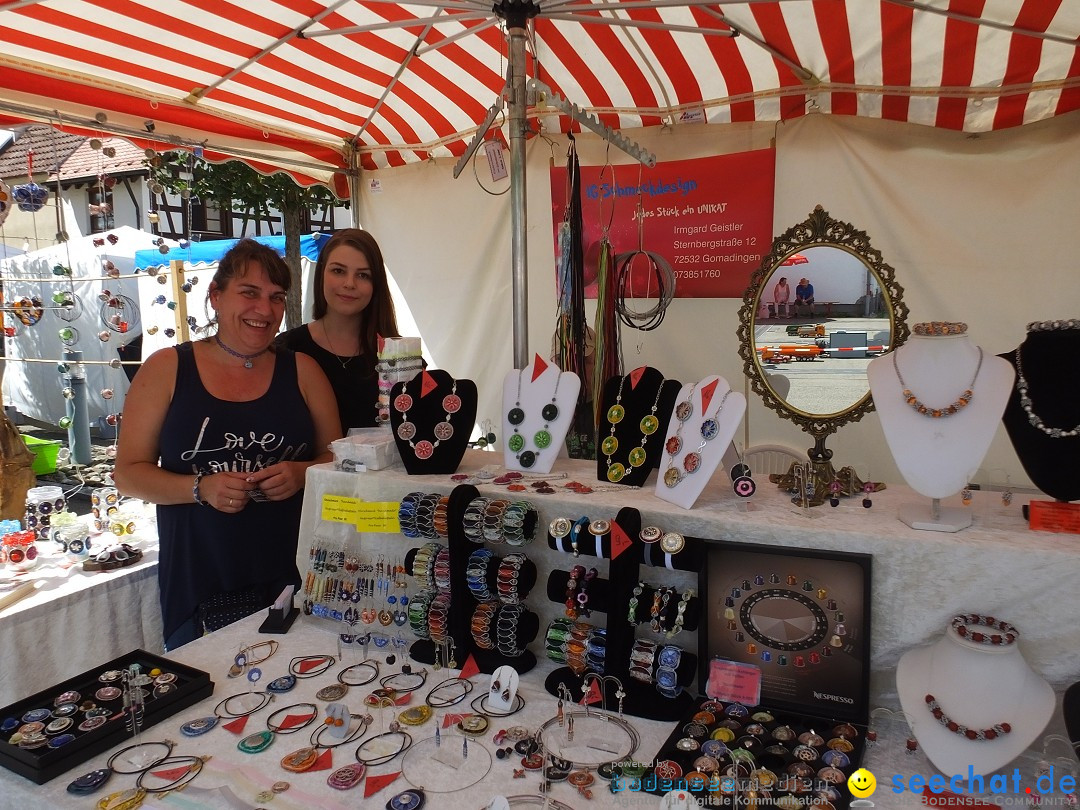 Handwerkermarkt mit Human-Soccer: Oggelshausen, 05.08.2017