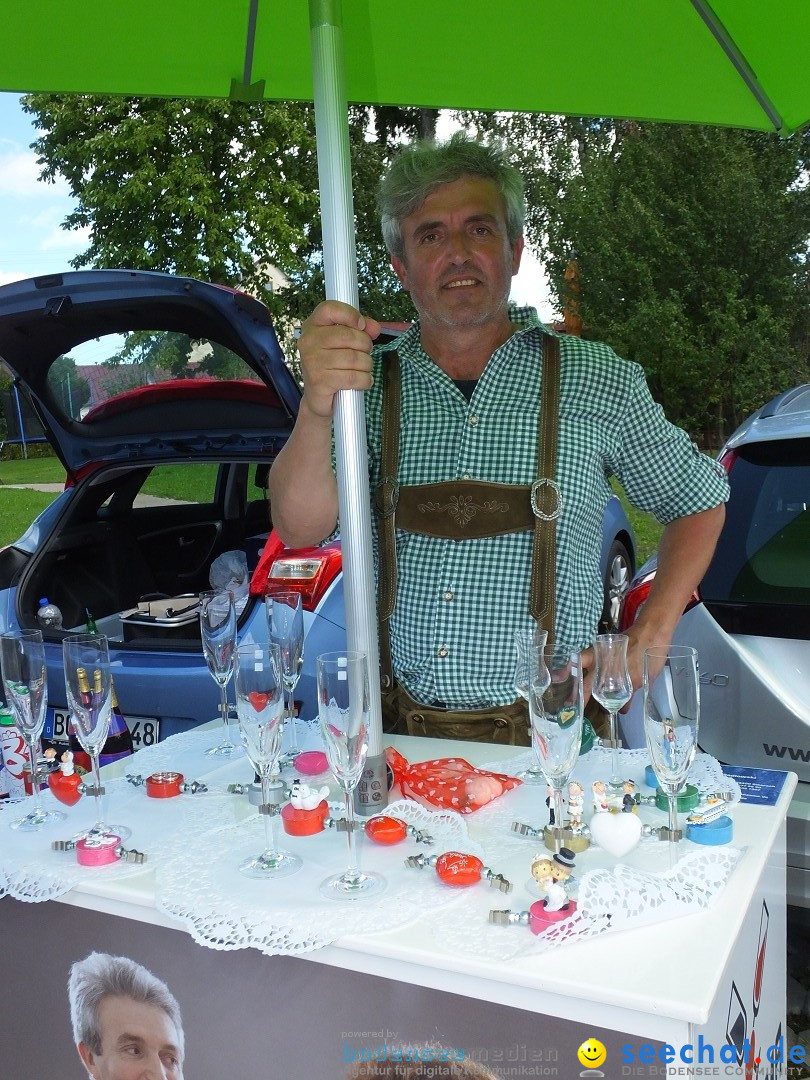 Handwerkermarkt mit Human-Soccer: Oggelshausen, 05.08.2017