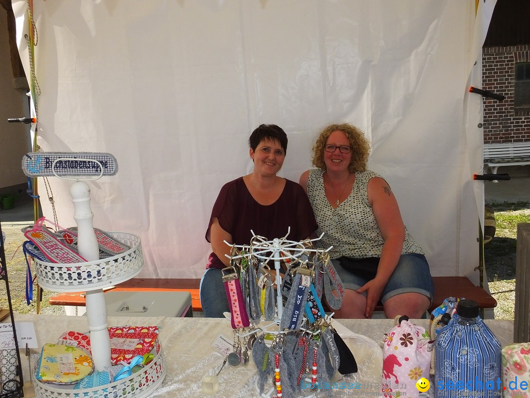 Handwerkermarkt mit Human-Soccer: Oggelshausen, 05.08.2017