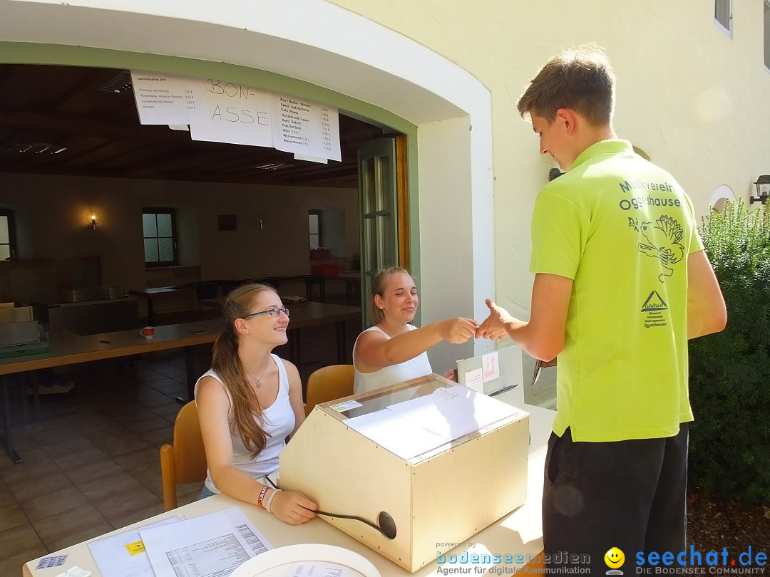 Handwerkermarkt mit Human-Soccer: Oggelshausen, 05.08.2017