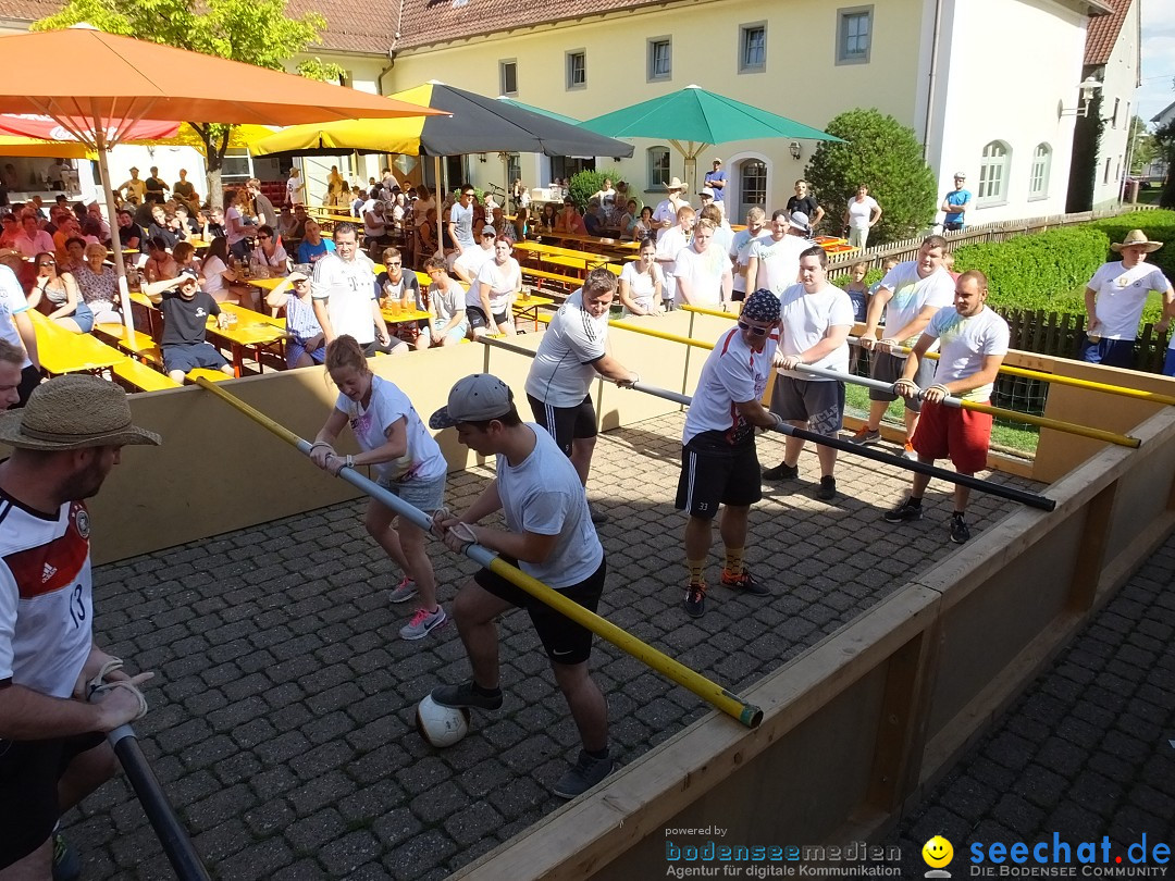 Handwerkermarkt mit Human-Soccer: Oggelshausen, 05.08.2017