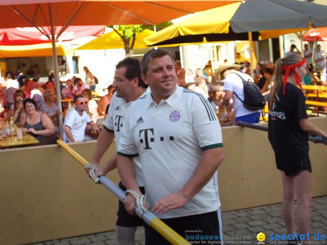 Handwerkermarkt mit Human-Soccer: Oggelshausen, 05.08.2017