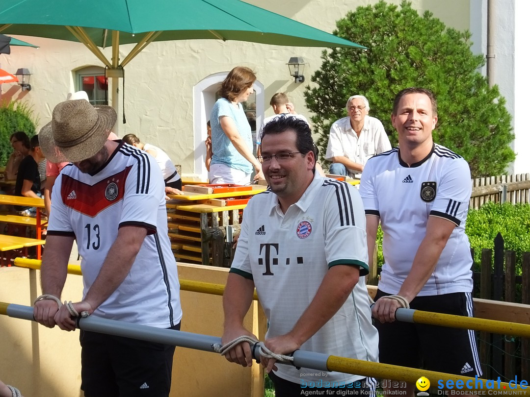 Handwerkermarkt mit Human-Soccer: Oggelshausen, 05.08.2017