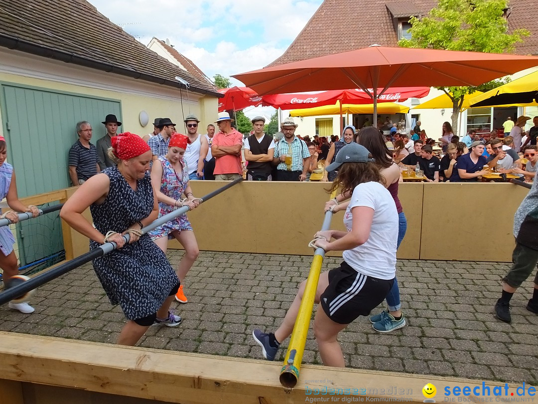 Handwerkermarkt mit Human-Soccer: Oggelshausen, 05.08.2017