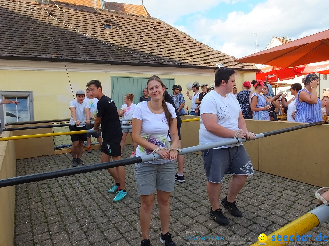 Handwerkermarkt mit Human-Soccer: Oggelshausen, 05.08.2017