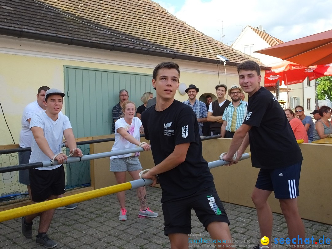Handwerkermarkt mit Human-Soccer: Oggelshausen, 05.08.2017