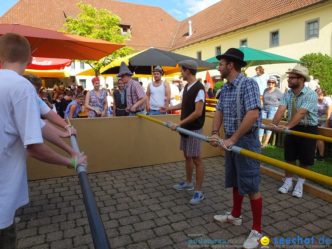 Handwerkermarkt mit Human-Soccer: Oggelshausen, 05.08.2017