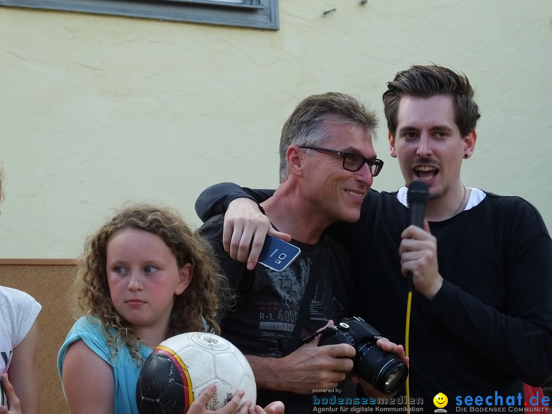 Handwerkermarkt mit Human-Soccer: Oggelshausen, 05.08.2017