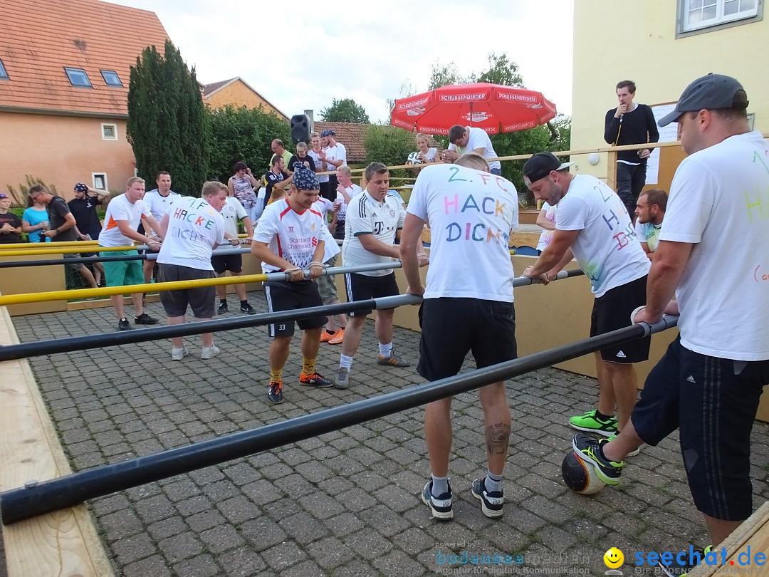 Handwerkermarkt mit Human-Soccer: Oggelshausen, 05.08.2017