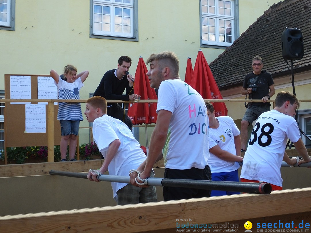 Handwerkermarkt mit Human-Soccer: Oggelshausen, 05.08.2017