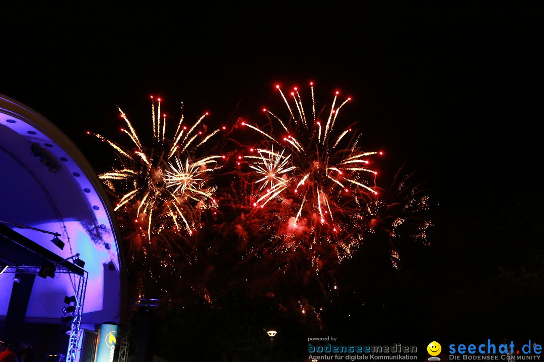 SEENACHTFEST mit Feuerwerk: Konstanz am Bodensee, 12.08.2017