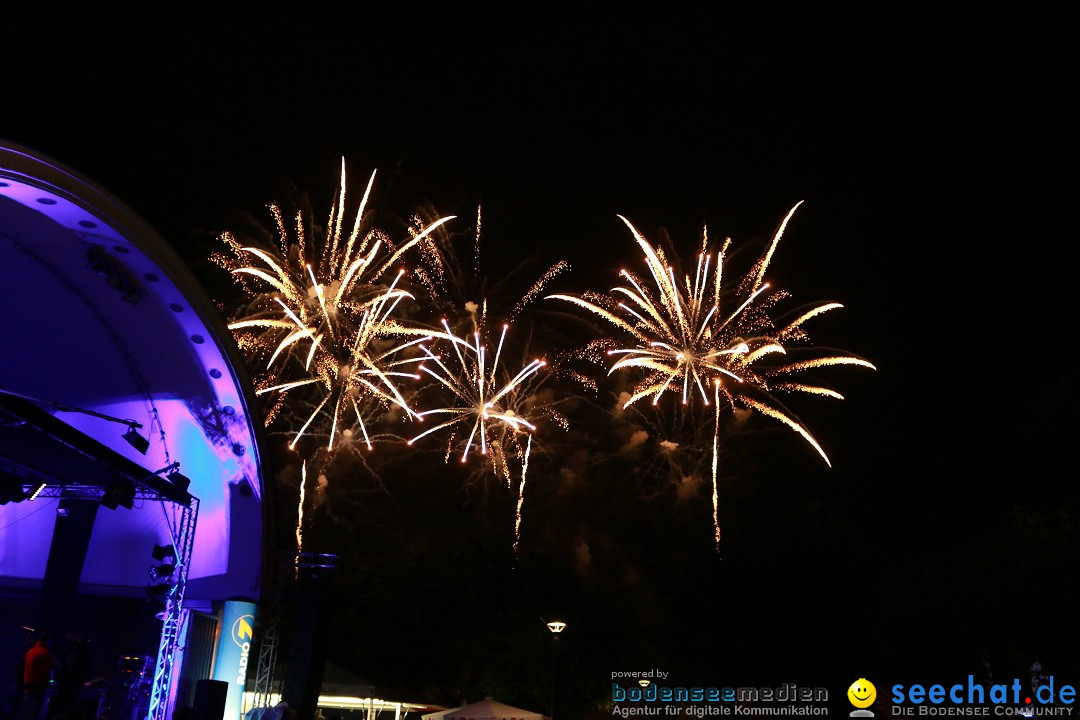 SEENACHTFEST mit Feuerwerk: Konstanz am Bodensee, 12.08.2017