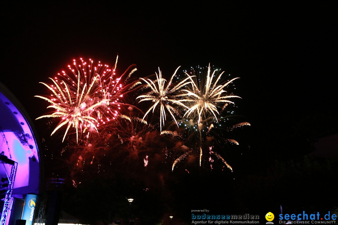 SEENACHTFEST mit Feuerwerk: Konstanz am Bodensee, 12.08.2017