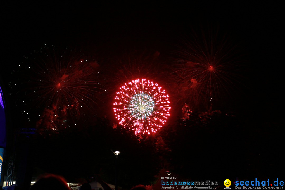 SEENACHTFEST mit Feuerwerk: Konstanz am Bodensee, 12.08.2017