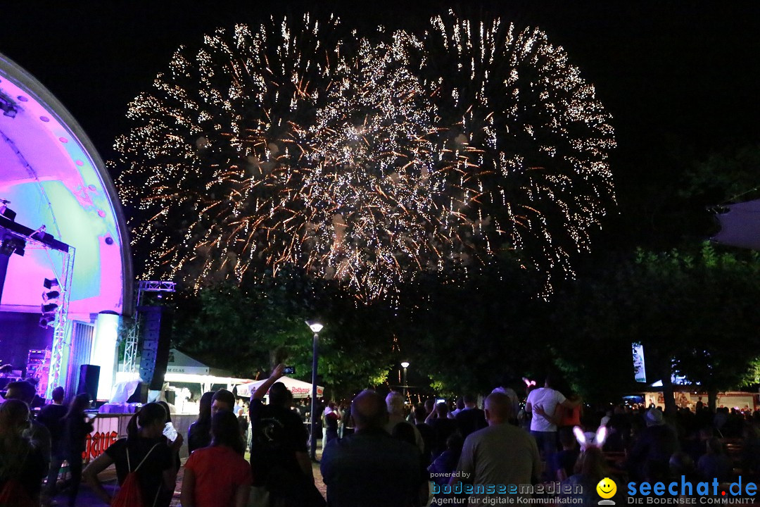 SEENACHTFEST mit Feuerwerk: Konstanz am Bodensee, 12.08.2017