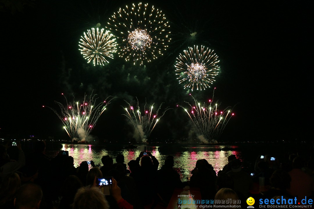 SEENACHTFEST mit Feuerwerk: Konstanz am Bodensee, 12.08.2017