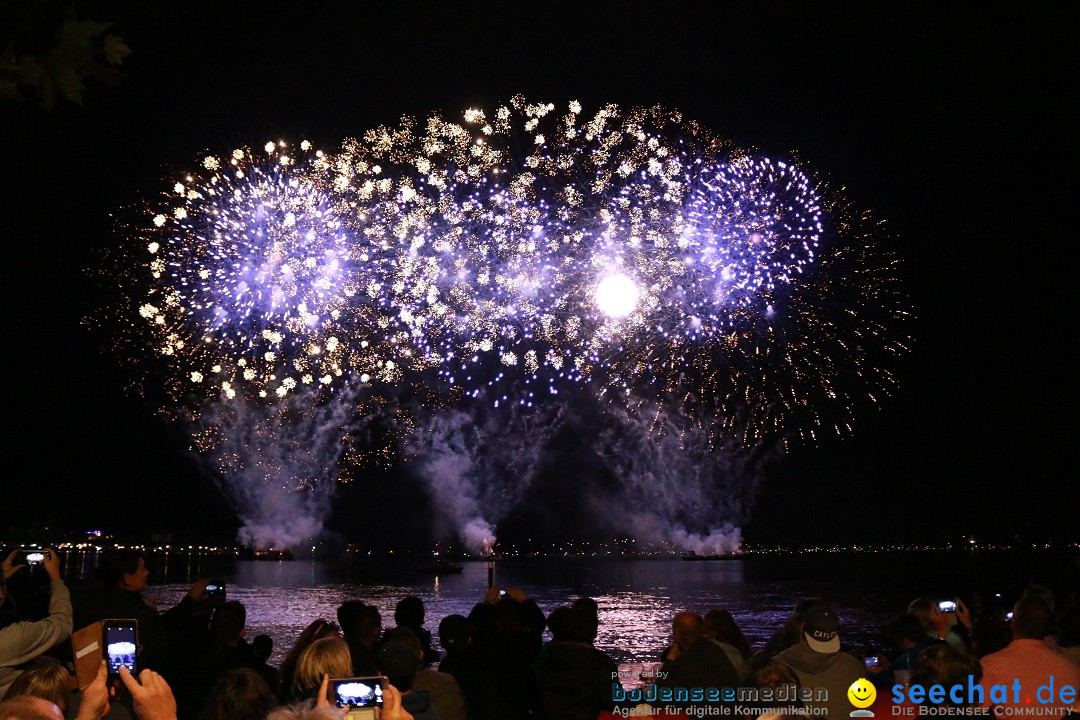 SEENACHTFEST mit Feuerwerk: Konstanz am Bodensee, 12.08.2017