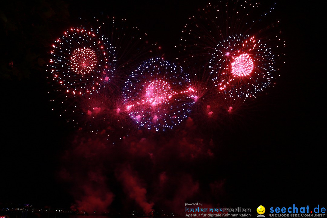 SEENACHTFEST mit Feuerwerk: Konstanz am Bodensee, 12.08.2017