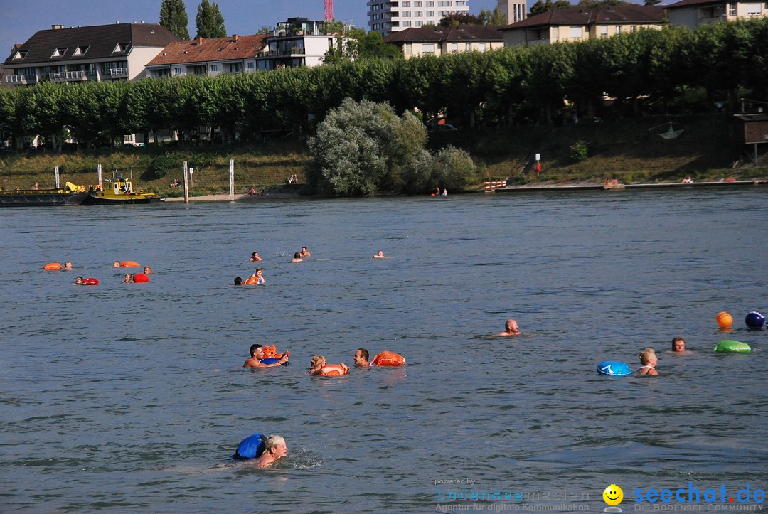 Rheinschwimmen: Basel, 15.08.2017