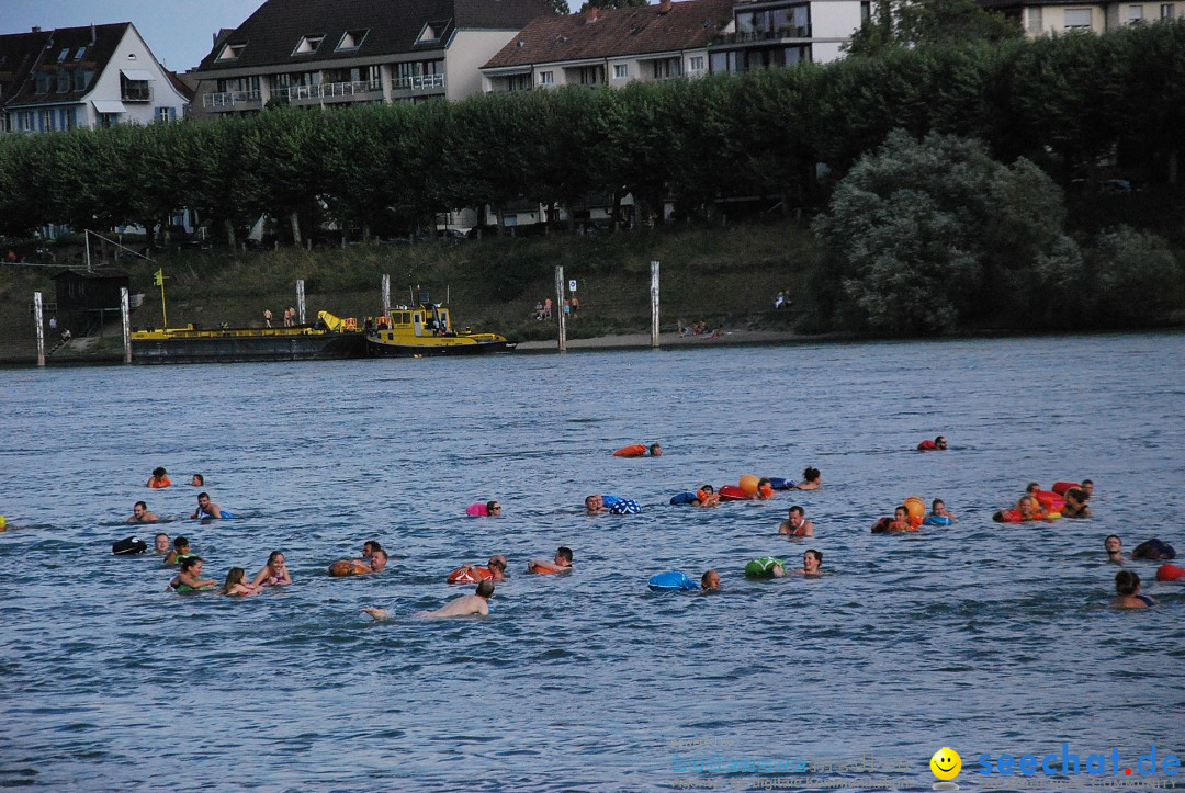 Rheinschwimmen: Basel, 15.08.2017