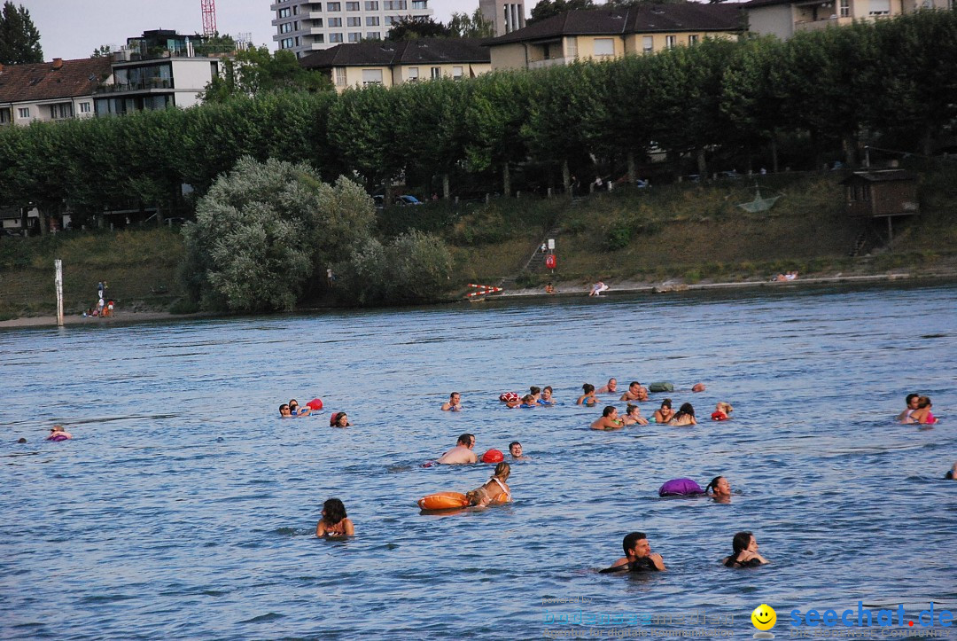 Rheinschwimmen: Basel, 15.08.2017