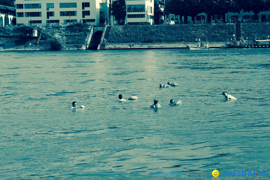 Rheinschwimmen: Basel, 15.08.2017