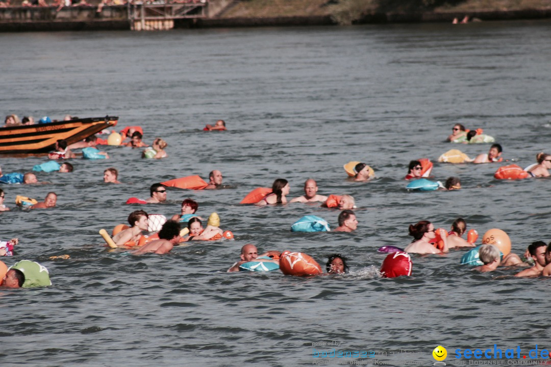 Rheinschwimmen: Basel, 15.08.2017