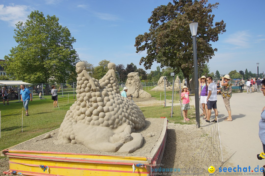 Sandskulpturenfestival: Rorschach am Bodensee, 24.08.2017