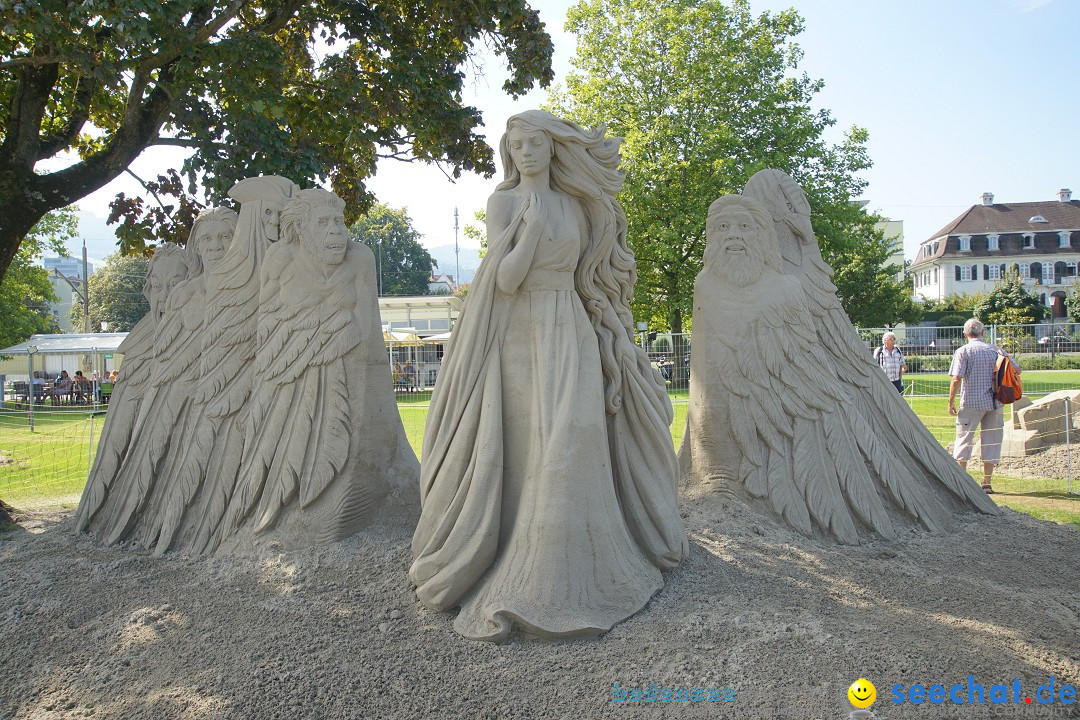 Sandskulpturenfestival: Rorschach am Bodensee, 24.08.2017