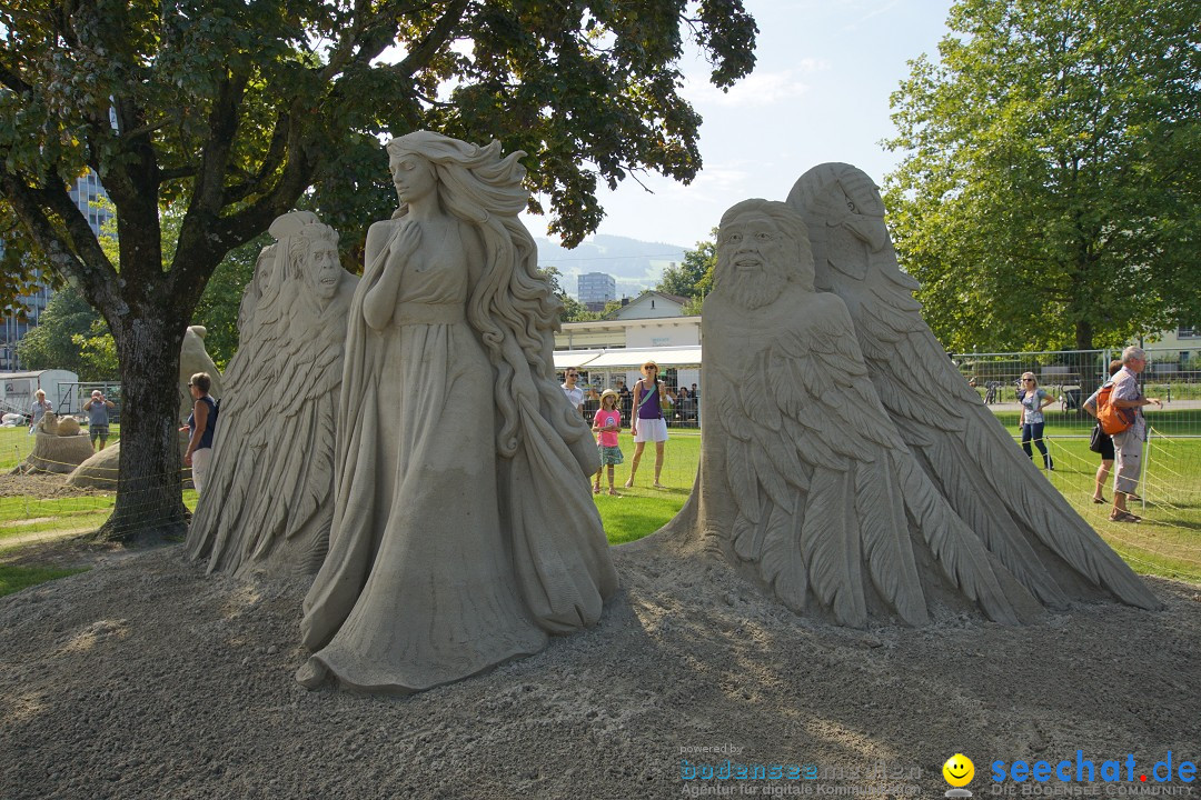 Sandskulpturenfestival: Rorschach am Bodensee, 24.08.2017