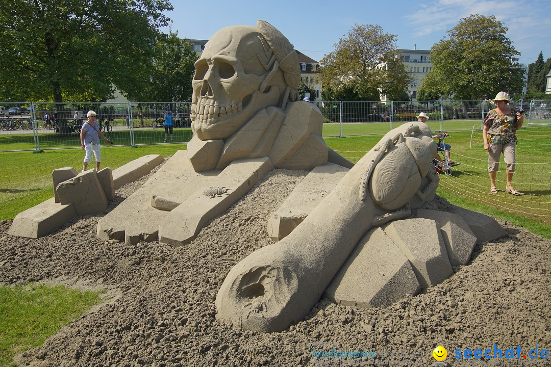 Sandskulpturenfestival: Rorschach am Bodensee, 24.08.2017