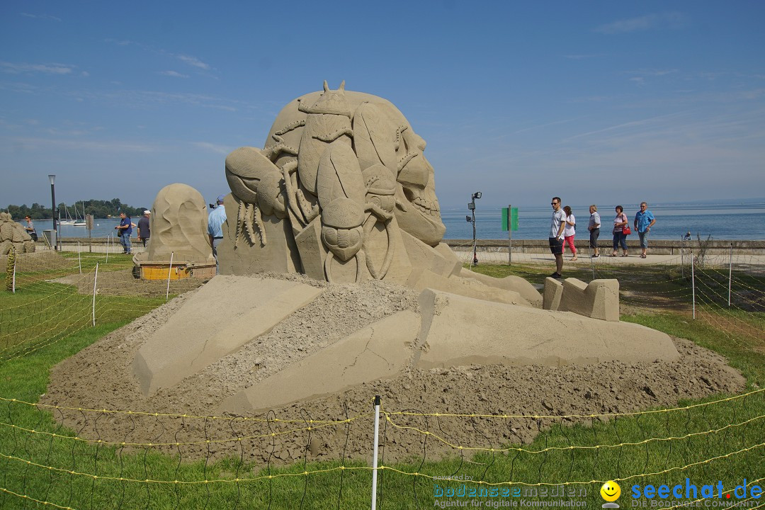 Sandskulpturenfestival: Rorschach am Bodensee, 24.08.2017
