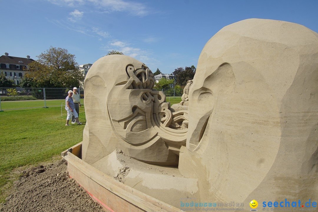 Sandskulpturenfestival: Rorschach am Bodensee, 24.08.2017