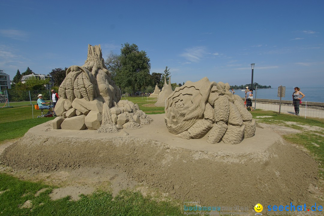 Sandskulpturenfestival: Rorschach am Bodensee, 24.08.2017