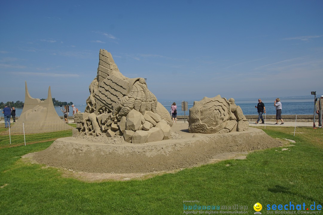 Sandskulpturenfestival: Rorschach am Bodensee, 24.08.2017