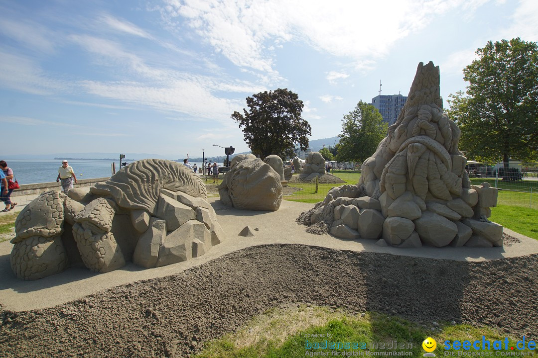 Sandskulpturenfestival: Rorschach am Bodensee, 24.08.2017
